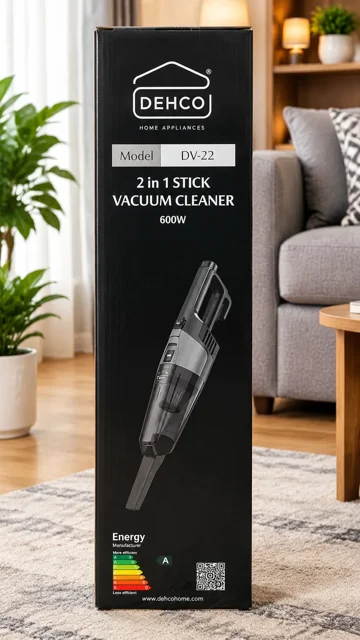جاروبرقی ایستاده، جارو شارژی، جاروبرقی DEHCO، جارو عصایی، جارو دستی، فیلتر HEPA، نظافت منزل، قیمت