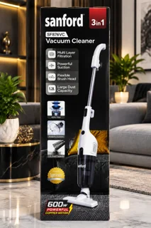 جاروبرقی عصایی، جارو شارژی، سانفورد SF876VC، جاروبرقی 3 در 1، موتور 600 وات، فیلتر HEPA، قیمت جارو