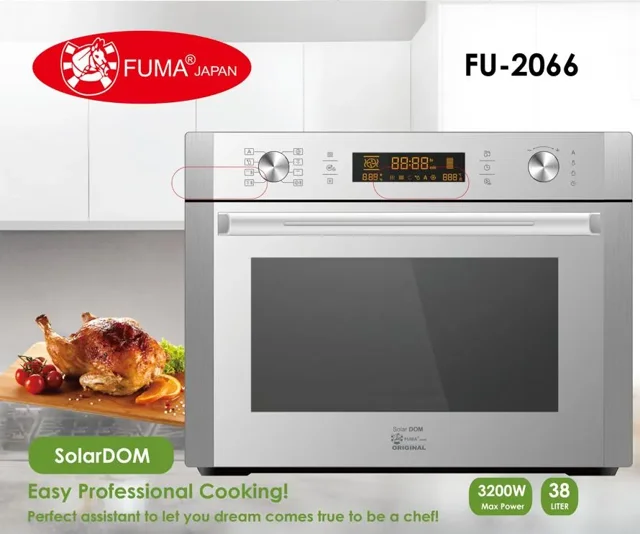مایکروویو فوما، سولاردام FU-2066، مایکروویو ۳۸ لیتری، مایکروویو کانوکشن‌دار، مایکروویو با گریل،
