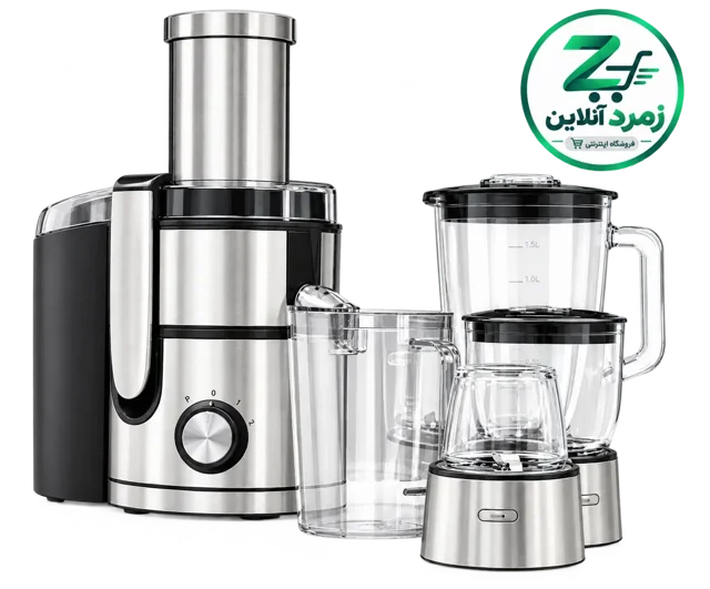 آبمیوه‌گیری 4 کاره برگامو BG-JE3464GDS4 با قیمت مناسب