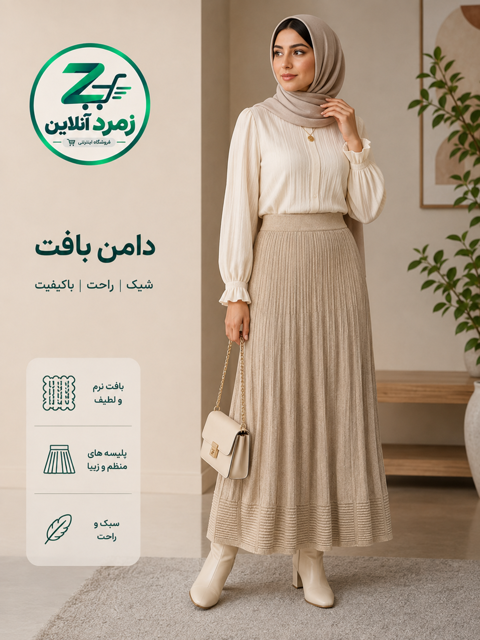 دامن بافت, خرید دامن بافت, قیمت دامن بافت, دامن زنانه, دامن روزمره, دامن مجلسی, دامن نرم, دامن مرغوب