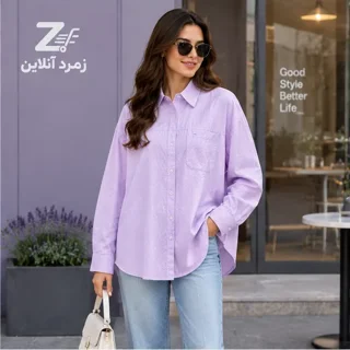 شومیز بلند زنانه، پیراهن کتان زنانه، شومیز کتان، خرید شومیز کتان، شومیز زنانه شیک، لباس روزمره زنان