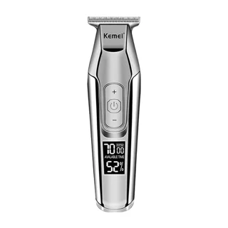 ماشین اصلاح موی صورت کیمی مدل KM-5027 با تیغه تیتانیوم پیشرفته، باتری قابل شارژ با 240 دقی 102109958