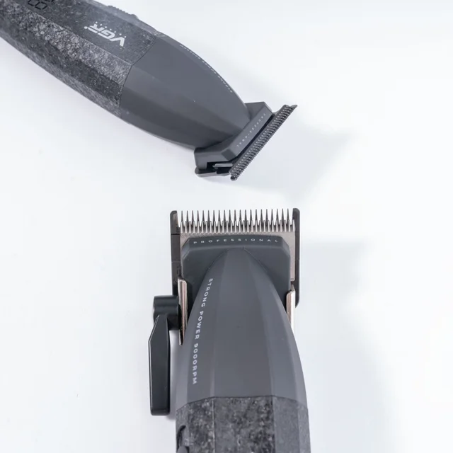 ست ماشین اصلاح سر و صورت VGR V-640 با تیغه سرامیکی و ۹ شانه متنوع