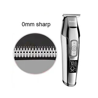 ماشین اصلاح موی صورت کیمی مدل KM-5027 با تیغه تیتانیوم پیشرفته، باتری قابل شارژ با 240 دقی 102109977