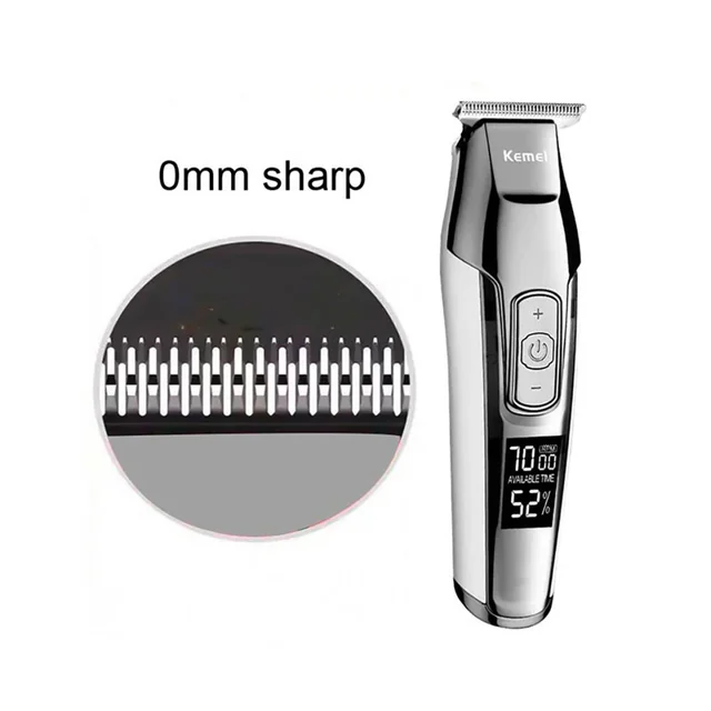 ماشین اصلاح موی صورت کیمی مدل KM-5027 با تیغه تیتانیوم پیشرفته، باتری قابل شارژ با 240 دقی 102109977