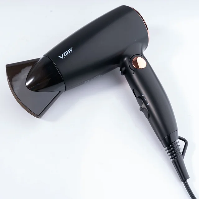 سشوار مسافرتی 1600 وات وی جی ار مدل V-439، موتور DC، وزن 300 گرم، المنت فلز، دارای سری متم 102113971