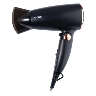 سشوار مسافرتی 1600 وات وی جی ار مدل V-439، موتور DC، وزن 300 گرم، المنت فلز، دارای سری متم 102113964